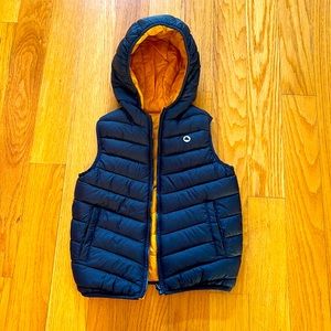 Mayoral Boys Puffer Navy and Gold Vest